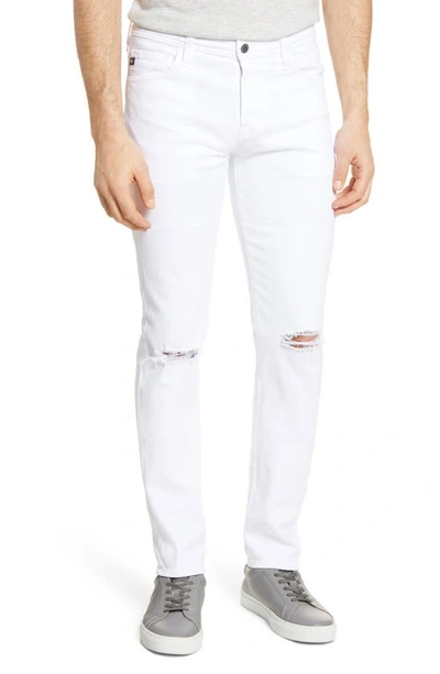 Shop Ag Dylan Extra Slim Fit Ripped Jeans In White