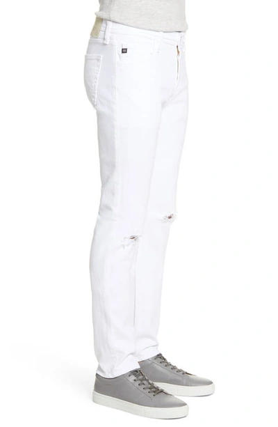 Shop Ag Dylan Extra Slim Fit Ripped Jeans In White