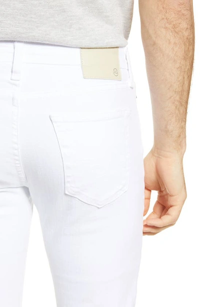 Ag Dylan Extra Slim Fit Ripped Jeans In White
