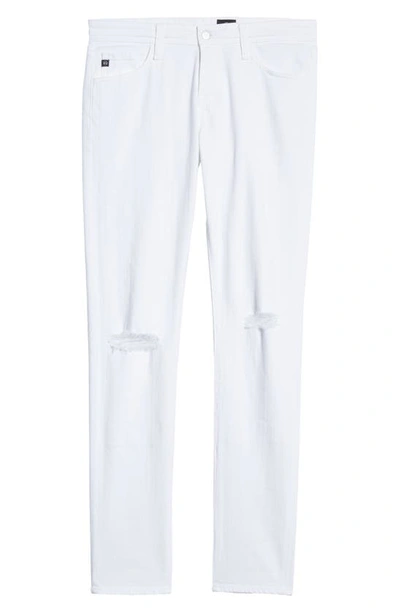 Shop Ag Dylan Extra Slim Fit Ripped Jeans In White