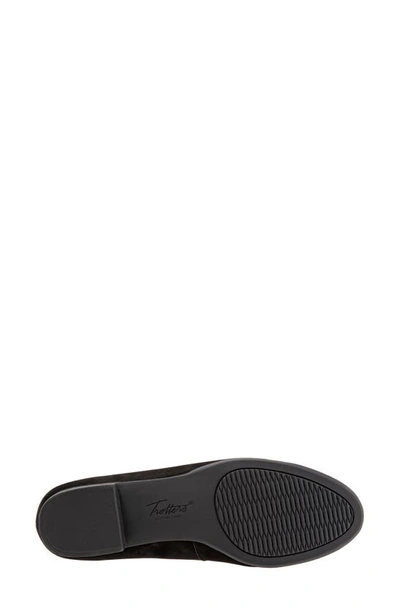 Trotters Monarch Loafer In Black Suede