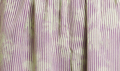 Shop Alexis Leina Stripe Halter Minidress In Lilac