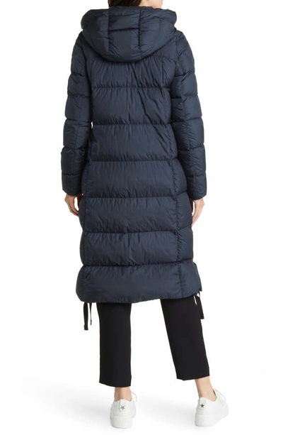 Shop Parajumpers Panda Hooded Down Puffer Parka In Ink Blue