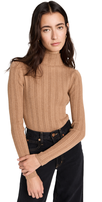 Shop Madewell Leaton Mock Neck Pullover Sweater