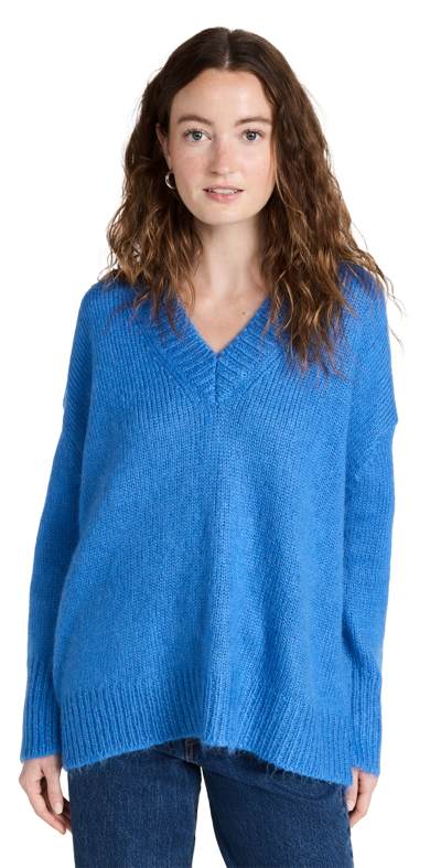 Sablyn Alva Mohair Sweater In Blue-med | ModeSens