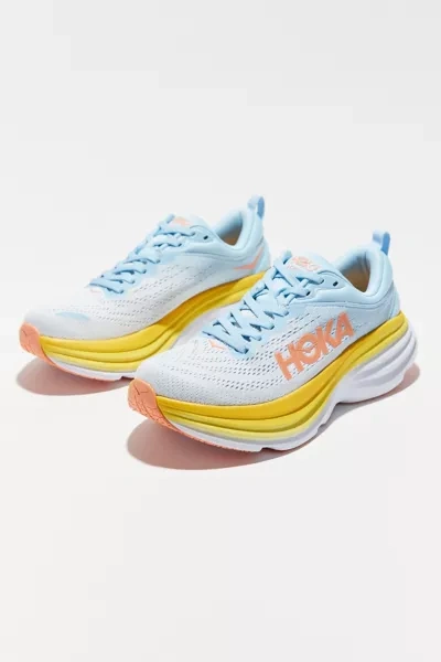 Shop Hoka One One Bondi 8 Women's Performance Sneaker In Summer Song/country Air, Women's At Urban Outfit