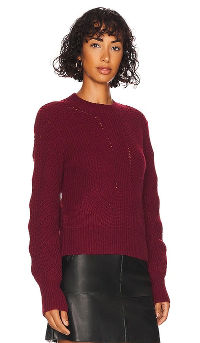 Shop Minkpink Page Sweater In Wine