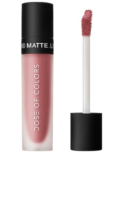 Shop Dose Of Colors Liquid Matte Lipstick In Truffle