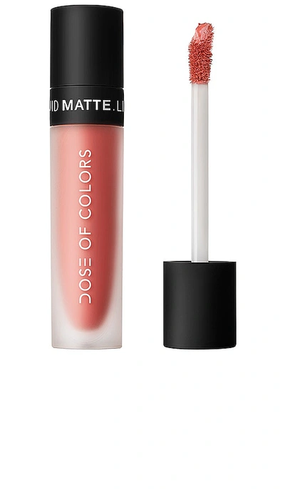 Shop Dose Of Colors Liquid Matte Lipstick In Warm & Fuzzy