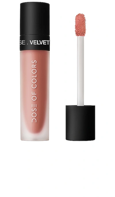 Shop Dose Of Colors Velvet Mousse Lipstick In Beachy