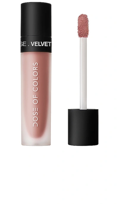 Shop Dose Of Colors Velvet Mousse Lipstick In Casual