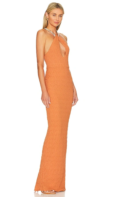 Shop Camila Coelho Camry Maxi Dress In Ginger Orange