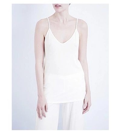 Shop Skin Sexy Pima-cotton Jersey Camisole In White