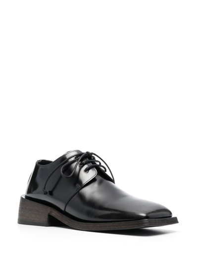 Shop Marsèll Square-toe Oxford Shoes In Black