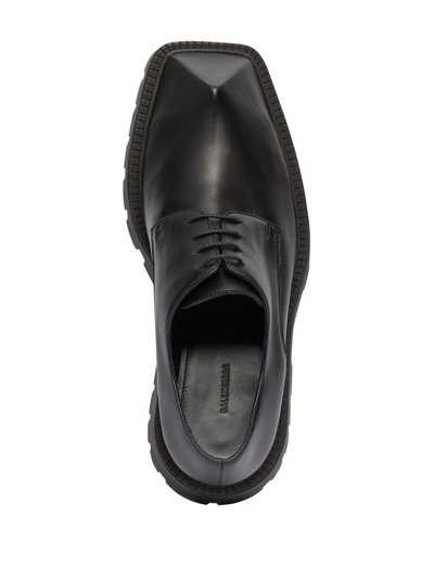 Shop Balenciaga Rhino Derby Shoes In Black