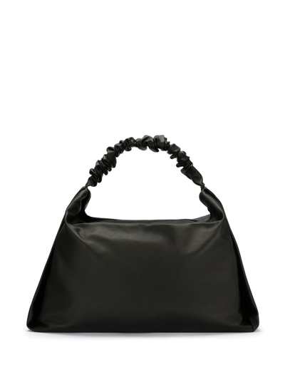 Dolce & Gabbana Ruched-detail Tote Bag In Black