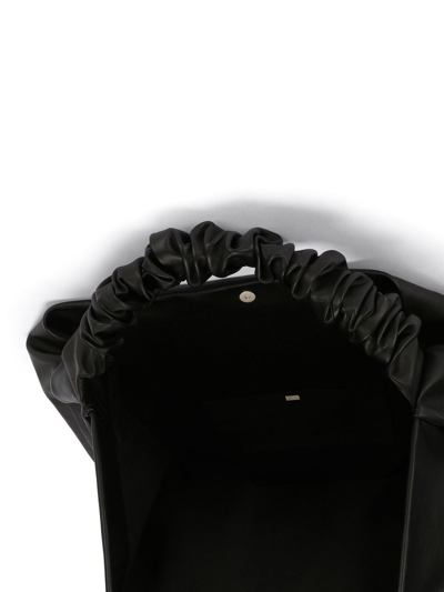 Dolce & Gabbana Ruched-detail Tote Bag In Black