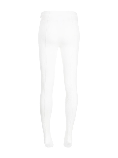 Shop Dion Lee Cut-out Mesh Tights In White