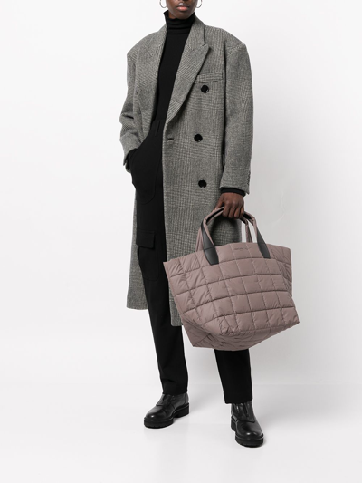 Veecollective Vee Collective Padded Mini Tote Bag In Neutrals
