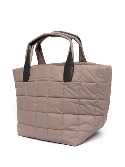 Veecollective Vee Collective Padded Mini Tote Bag In Neutrals