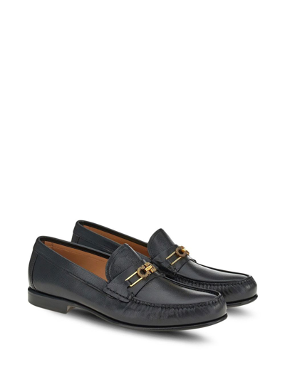 Ferragamo Man Loafers Black Size 8 Calfskin In Black