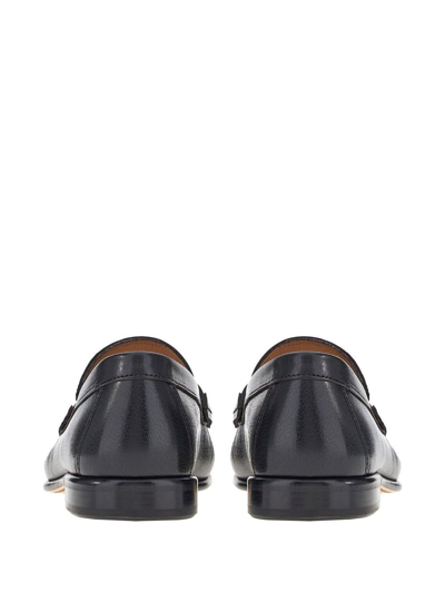 Ferragamo Man Loafers Black Size 8 Calfskin In Black
