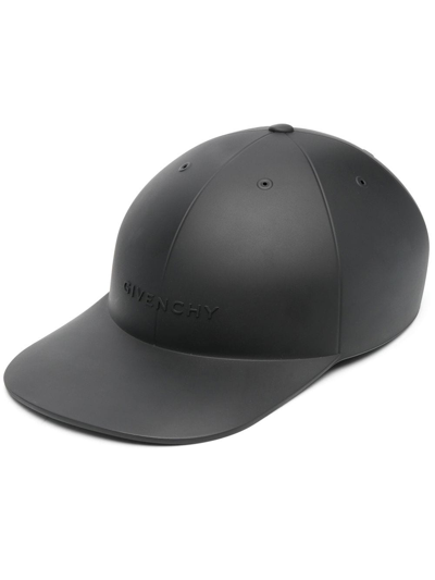Shop Givenchy Embossed-logo Cap In Black