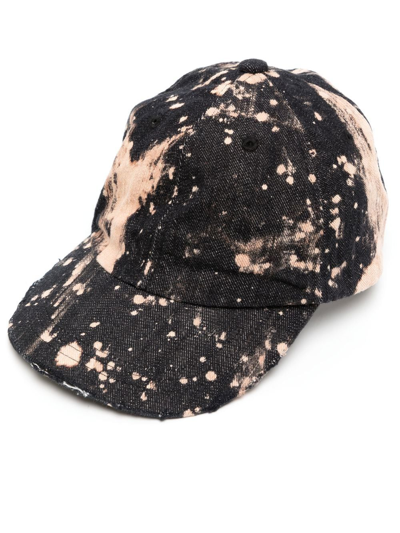 Shop Song For The Mute Bleached Tie-dye Cap In Brown