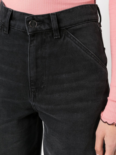 Shop Roseanna High-waisted Straight-leg Jeans In Black