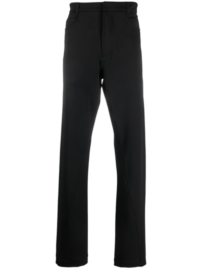 Shop Bianca Saunders Straight-leg Trousers In Black