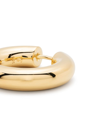 Tom Wood 9kt Yellow Gold Chunky Hoop Earrings In Gold