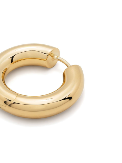 Tom Wood 9kt Yellow Gold Chunky Hoop Earrings In Gold