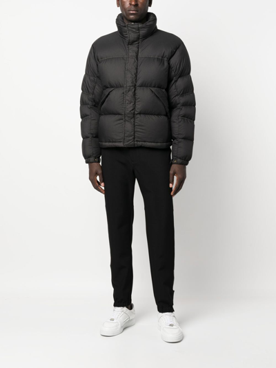 Shop Ten C Feather-down Padded Puffer Jacket In Black