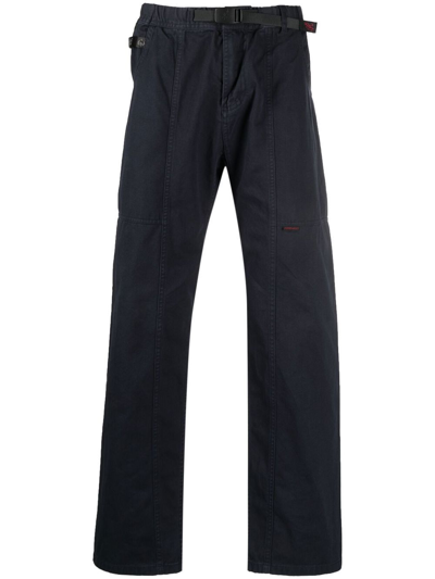 Gramicci Mid-rise Straight-leg Trousers In Blue