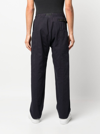 Gramicci Mid-rise Straight-leg Trousers In Blue