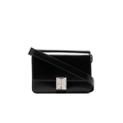 Shop Givenchy (vip) Black 4g Medium Leather Cross Body Bag