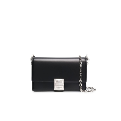 Shop Givenchy (vip) Black 4g Small Leather Shoulder Bag