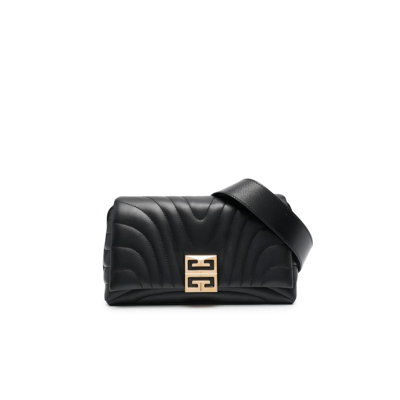 Shop Givenchy (vip) Black Quilted Leather Shoulder Bag