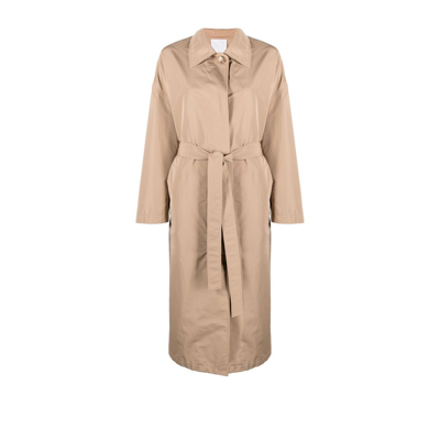 Shop Givenchy (vip) Neutral Belted Trench Coat In Neutrals