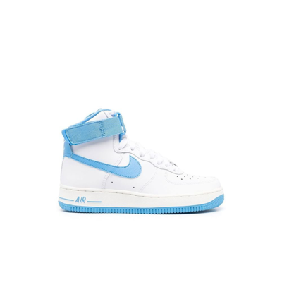Shop Nike Air Force 1 High-top Sneakers - Women's - Calf Leather/rubber/fabric In White
