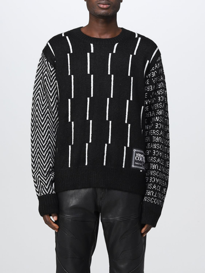 Shop Versace Jeans Couture Sweater  Men Color Black