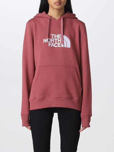 Shop The North Face Sweatshirt  Woman In Red