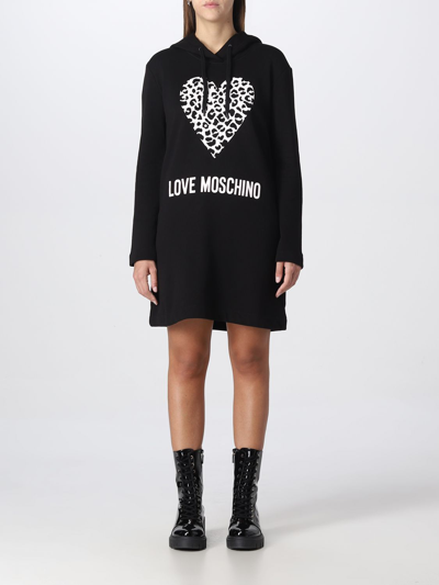 Shop Love Moschino Dress  Woman In Black