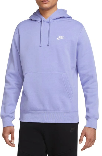 Nike Sportswear Club Hoodie In Light Thistle light Thistle white