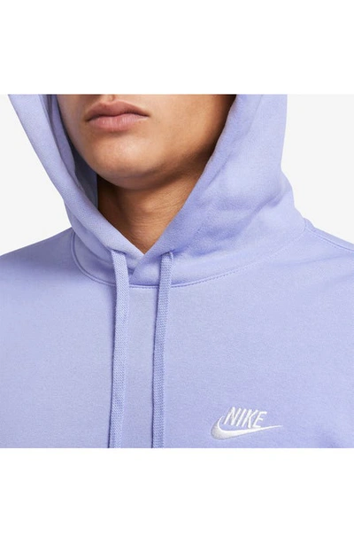 Shop Nike Sportswear Club Hoodie In Light Thistle/ White