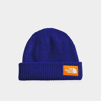 Shop The North Face Inc Salty Dog Beanie Hat In Purple/orange