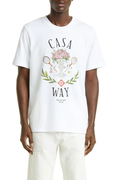 Shop Casablanca Casa Way Graphic Tee