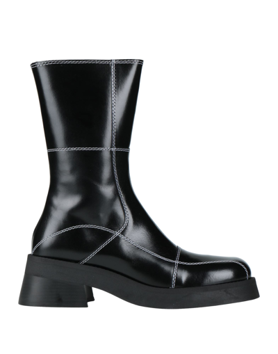 Shop E8 By Miista Heya Black Boots Woman Ankle Boots Black Size 7.5 Calfskin