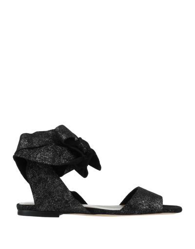 Shop Douuod Woman Sandals Black Size 8 Soft Leather