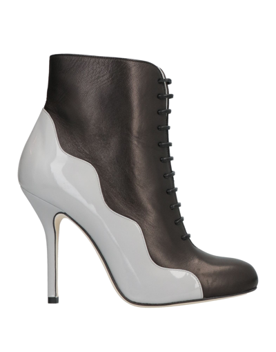Shop Francesca Bellavita Woman Ankle Boots Black Size 8 Leather